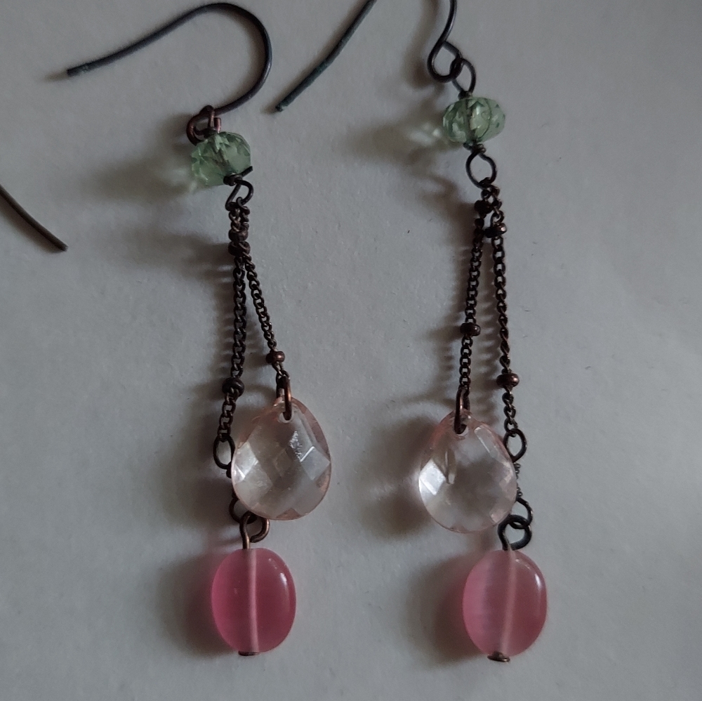 Vintage Y2K dangle earrings-4 pairs - Picture 5 of 10